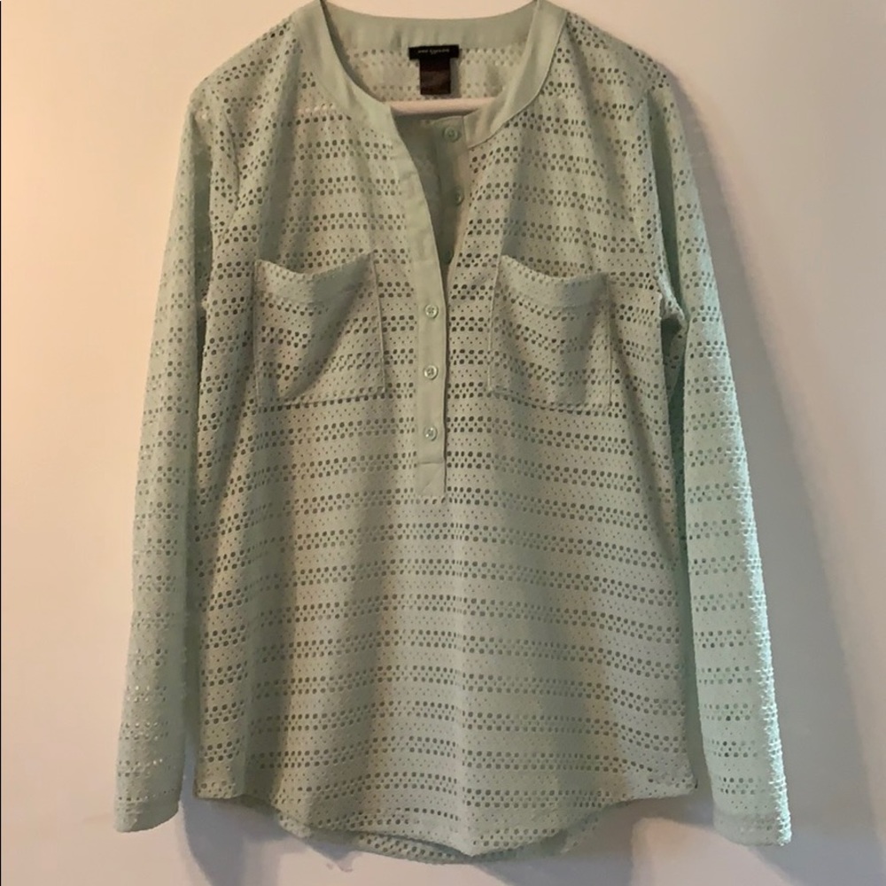 Light Green breezy shirt